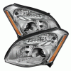 Nissan Maxima Xtune Crystal Headlights - Chrome - Halogen Only - HD-JH-NM07-AM-C