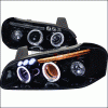 Nissan Maxima Spec-D Projector Headlight Gloss - Black Housing - Smoke Lens - LHP-MAX00G-TM
